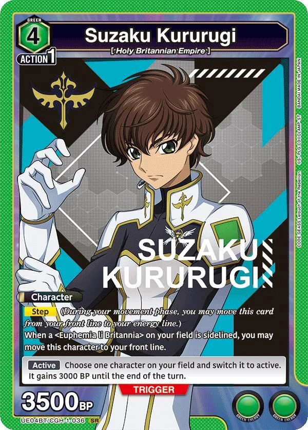 Suzaku Kururugi (036) card front