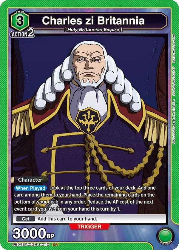 Charles zi Britannia card front