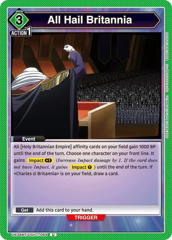 All Hail Britannia card front