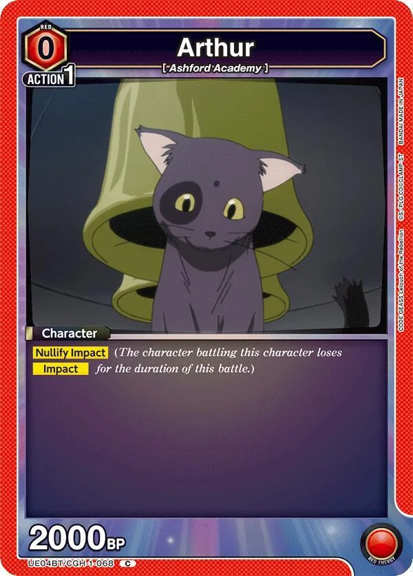 Arthur card front