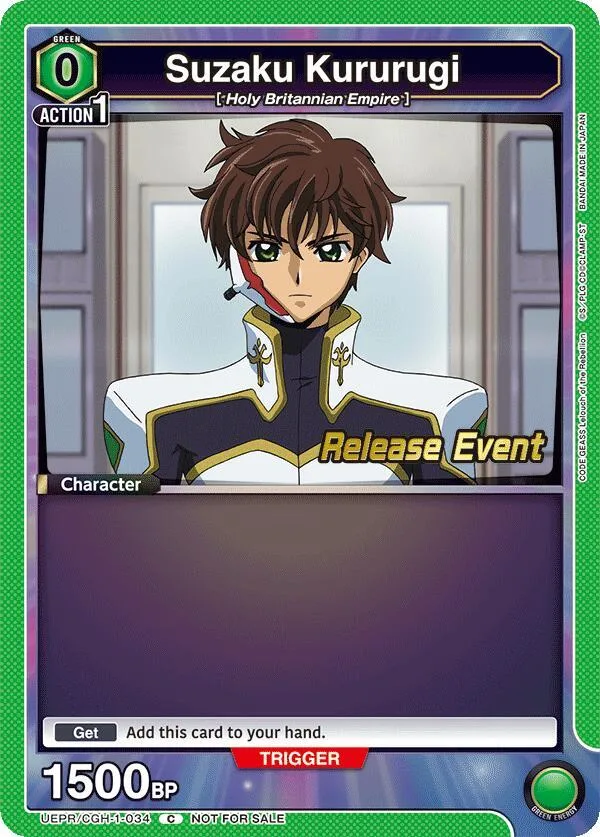 Suzaku Kururugi (034) card front