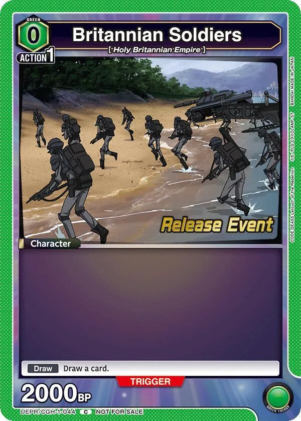Britannian Soldiers card front
