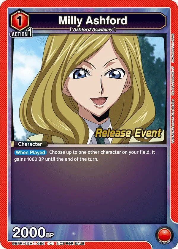 Milly Ashford (086) card front