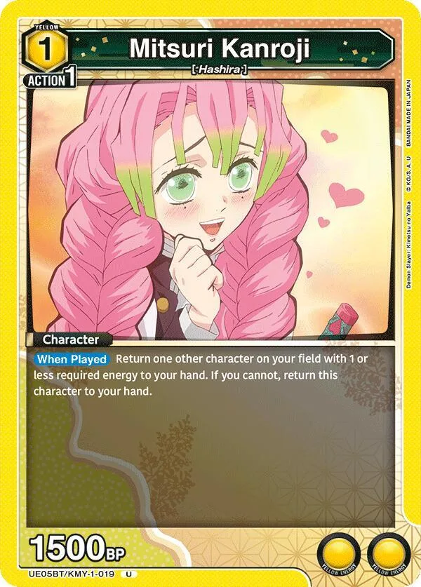 Mitsuri Kanroji (019) card front