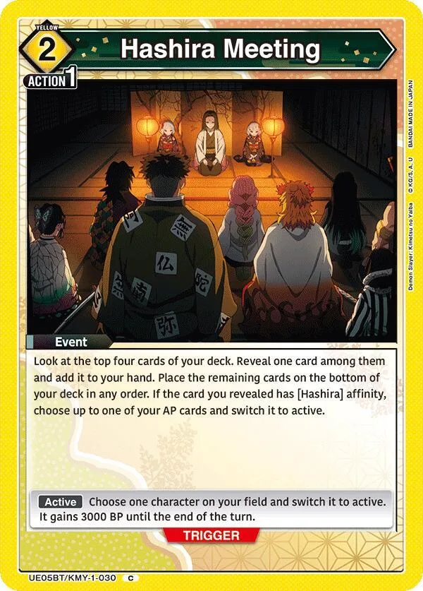 Hashira Meeting card front