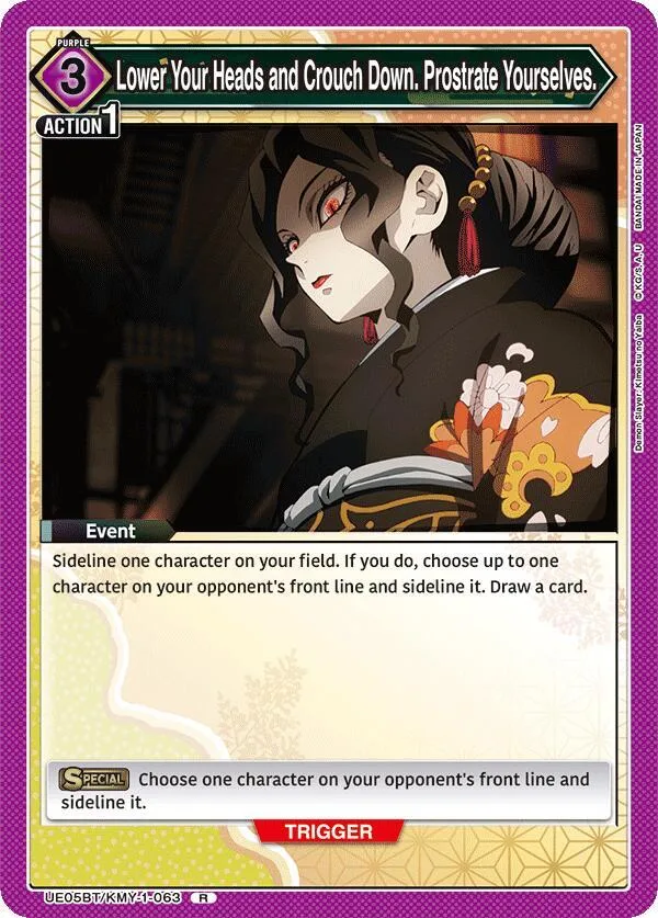 Lower Your Heads and Crouch Down. Prostrate Yourselves. card front