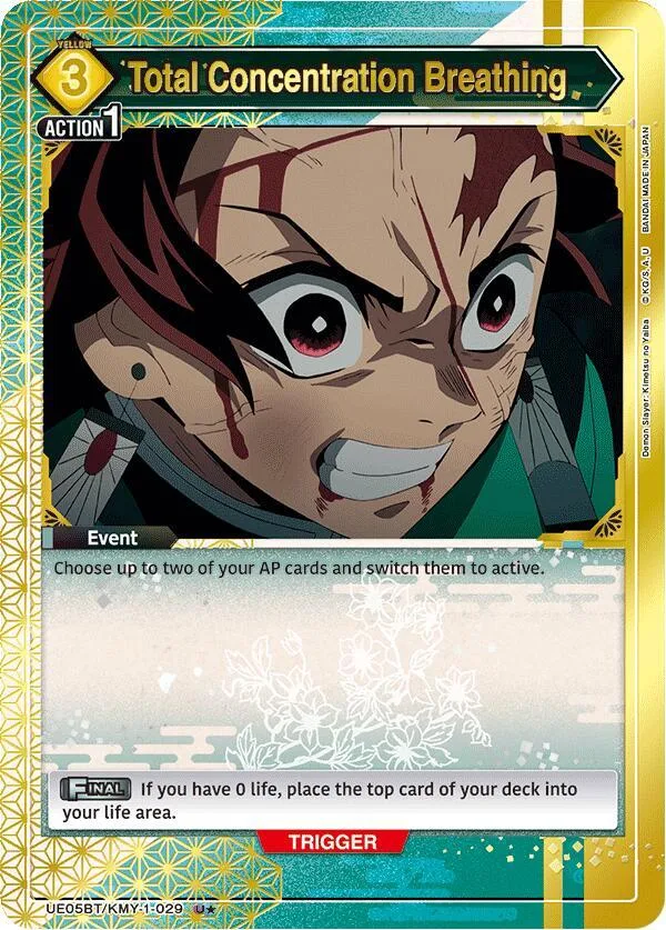 Total Concentration Breathing (029) (U*) card front
