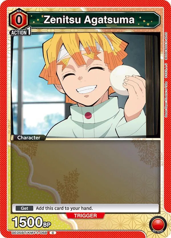 Zenitsu Agatsuma (068) (Box Topper Foil) card front