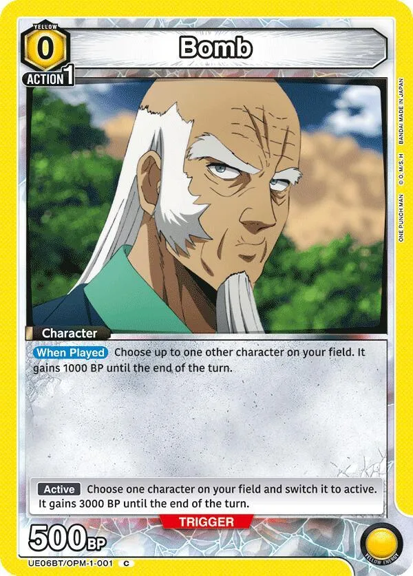 Bomb (001) card front