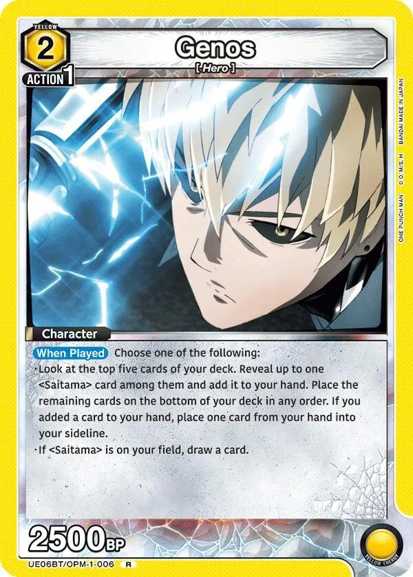 Genos (006) card front