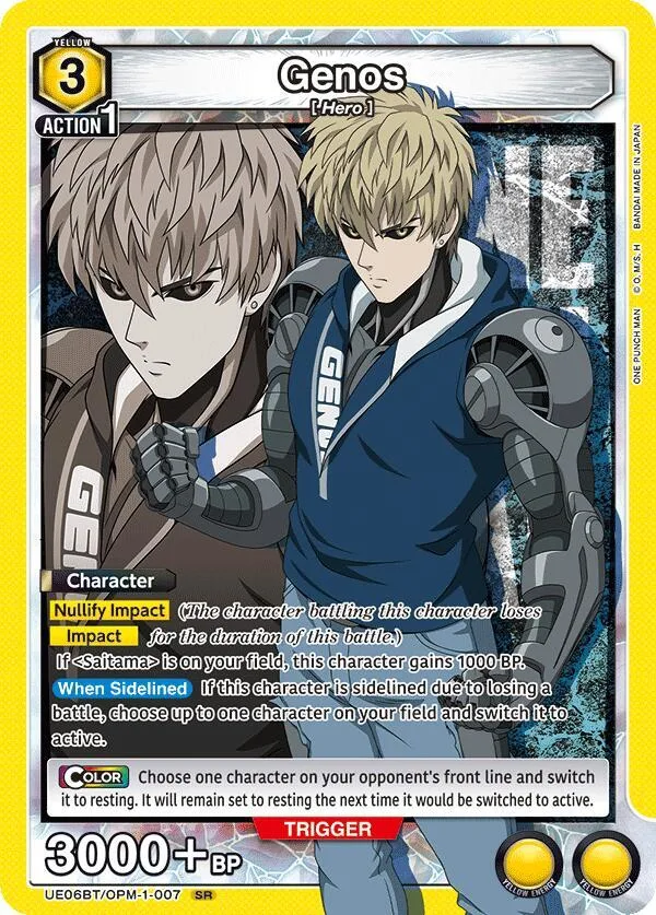 Genos (007) card front