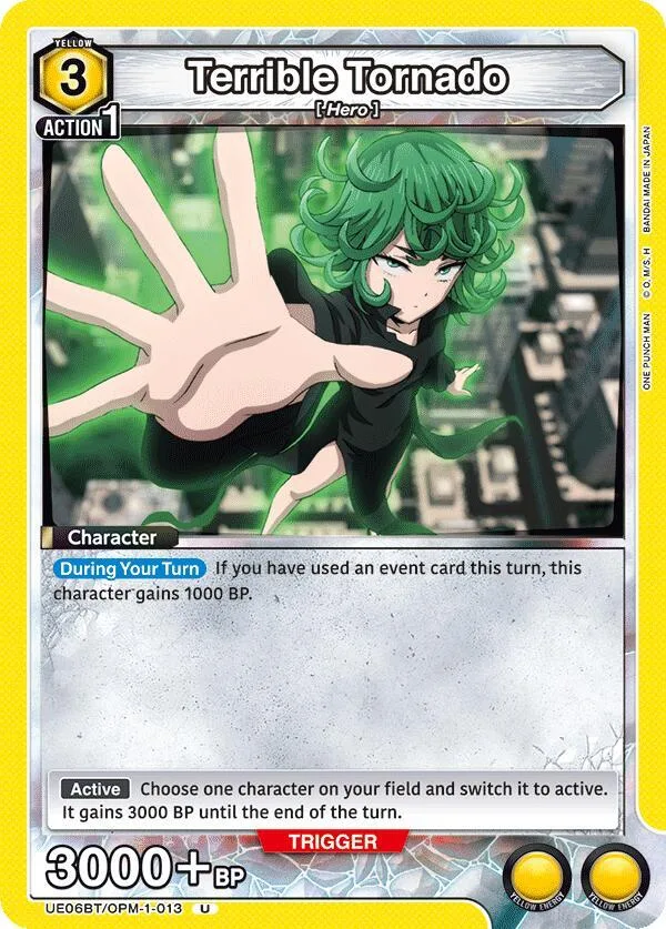 Terrible Tornado (013) card front