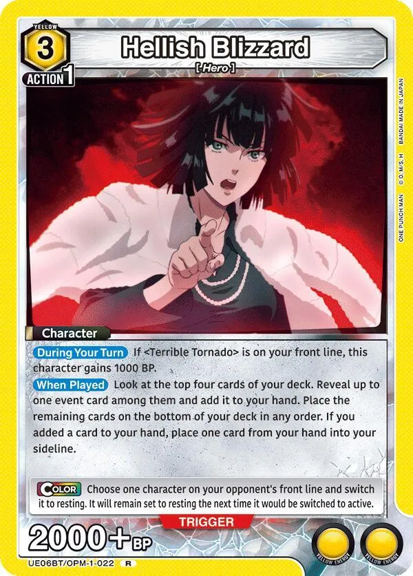 Hellish Blizzard (022) card front