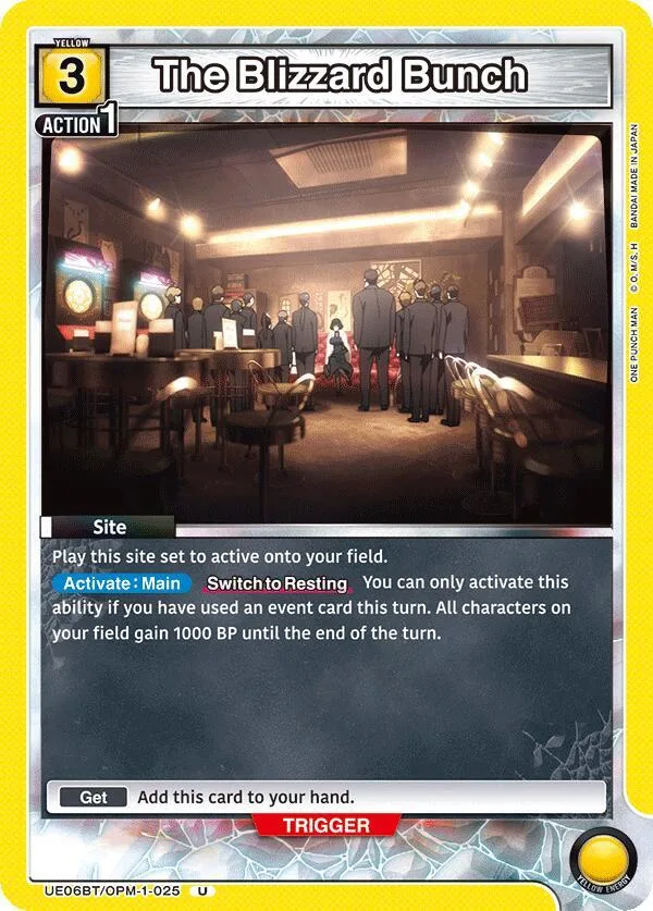 The Blizzard Bunch card front