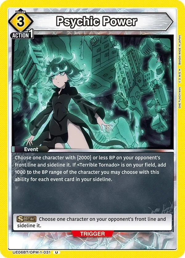 Psychic Power card front