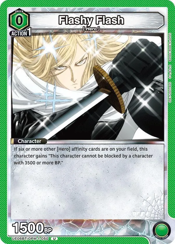 Flashy Flash card front