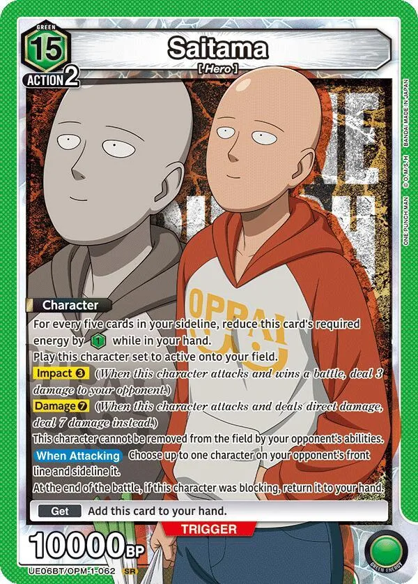 Saitama (062) card front