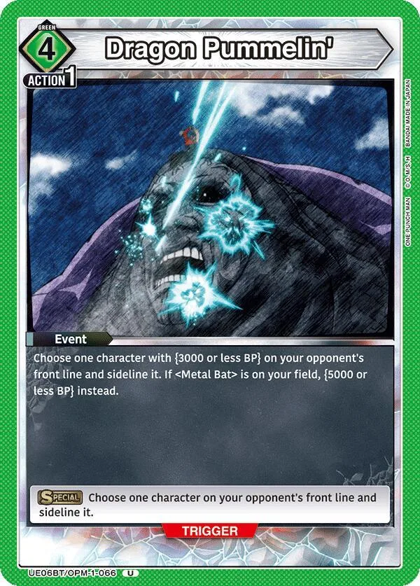 Dragon Pummelin' card front