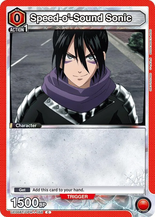 Speed-o'-Sound Sonic (068) card front