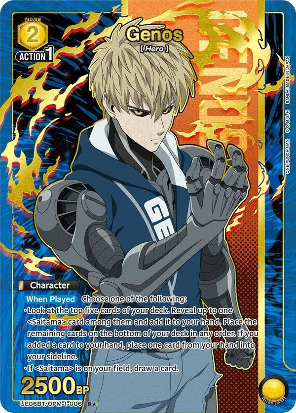 Genos (006) (R*) card front