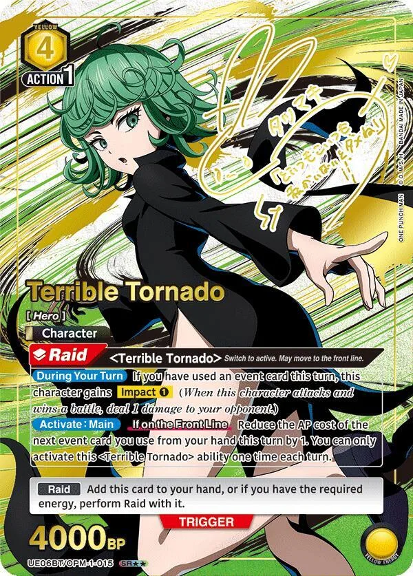 Terrible Tornado (015) (SR**) card front