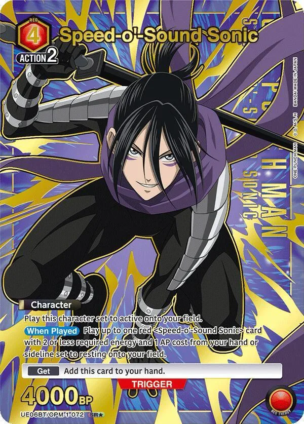 Speed-o'-Sound Sonic (072) (SR*) card front