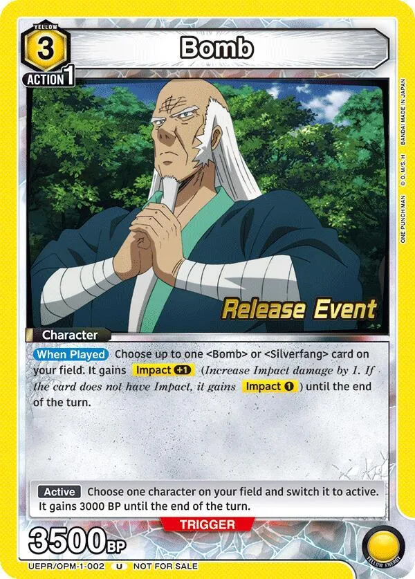 Bomb (002) card front