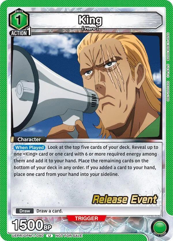 King (040) card front