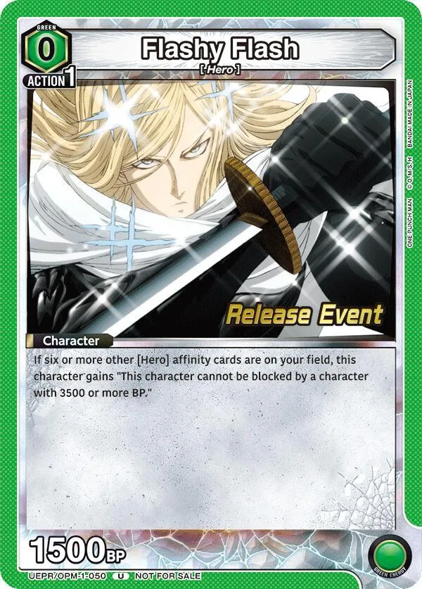 Flashy Flash card front