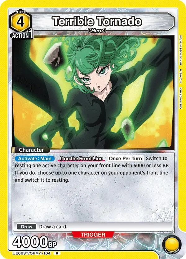 Terrible Tornado (104) card front