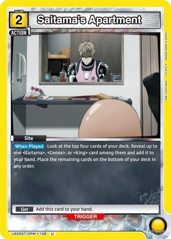 Saitama's Apartment card front