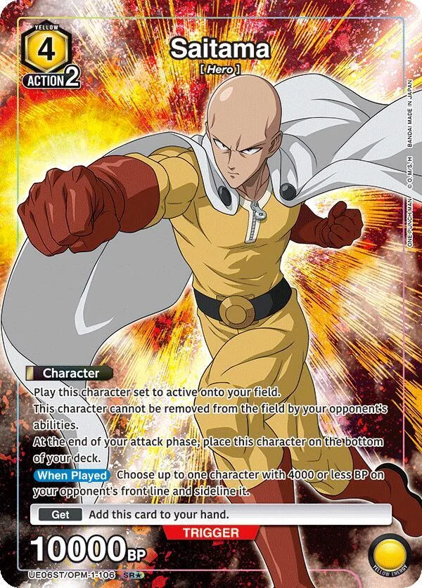 Saitama (106) (SR*) card front