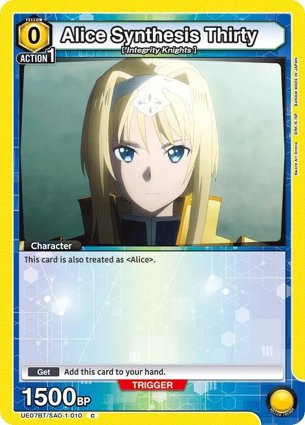 Alice Synthesis Thirty (010) (Box Topper Foil) card front