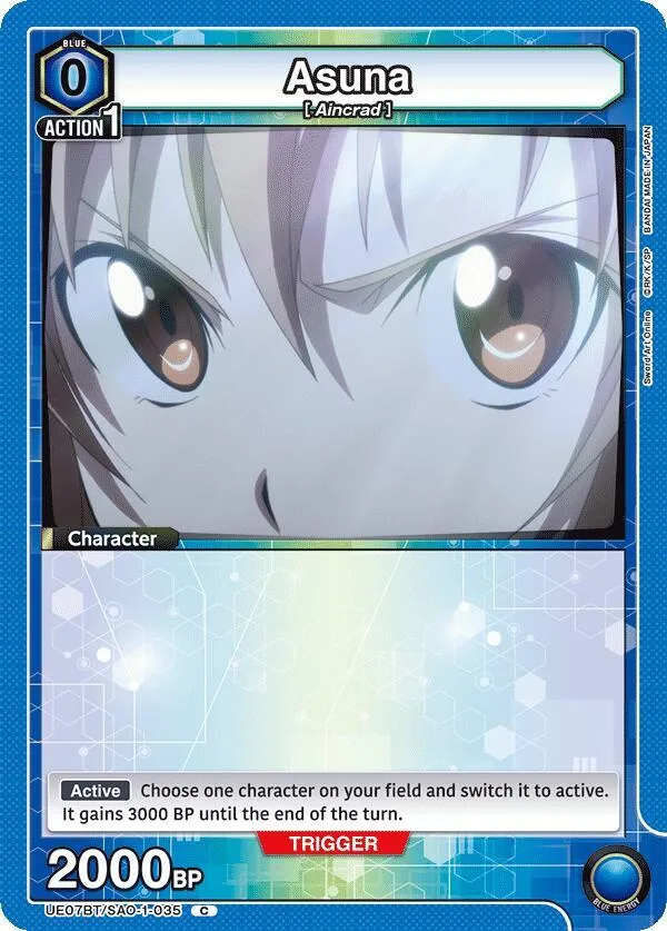 Asuna (035) (Box Topper Foil) card front