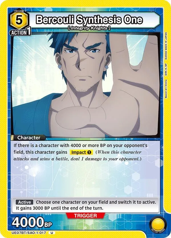 Bercouli Synthesis One card front