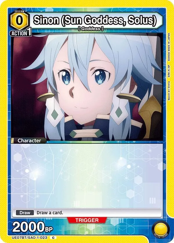 Sinon (Sun Goddess, Solus) (023) card front