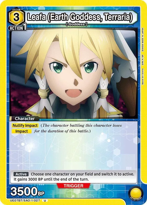 Leafa (Earth Goddess, Terraria) (027) card front