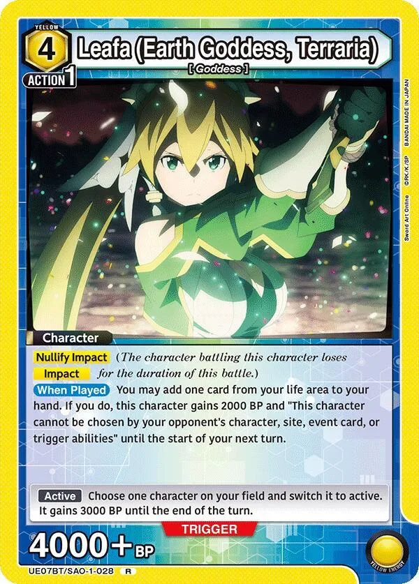 Leafa (Earth Goddess, Terraria) (028) card front