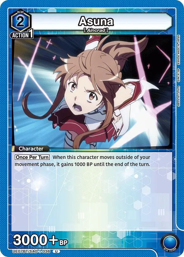 Asuna (036) card front