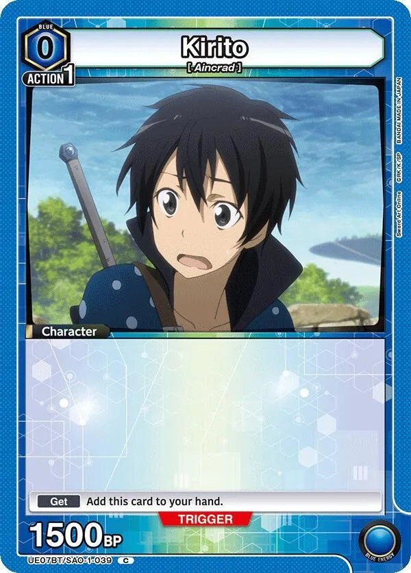 Kirito (039) card front