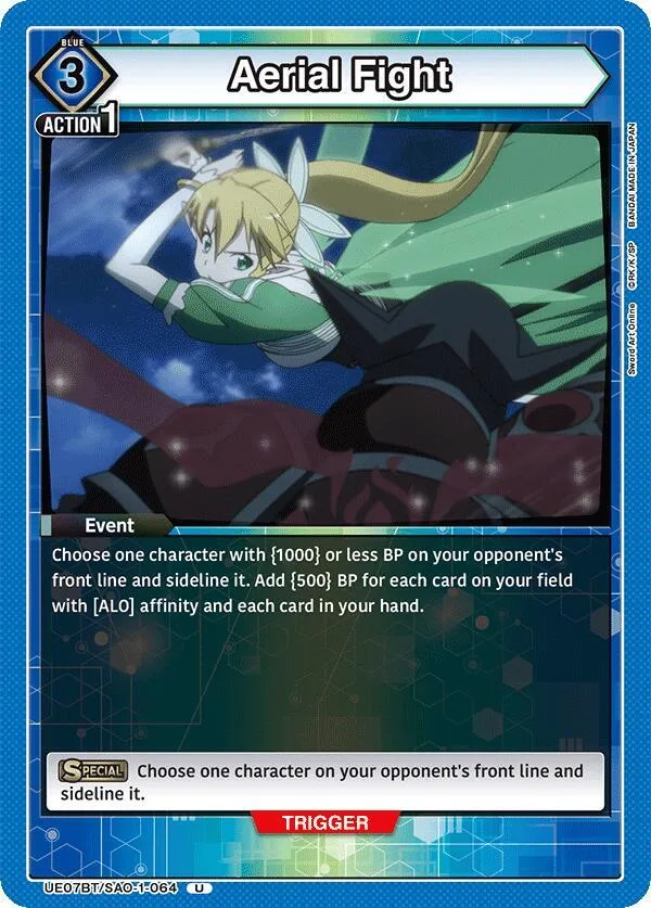 Aerial Fight card front
