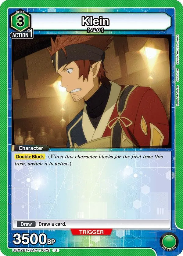 Klein (072) card front