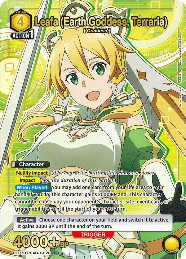 Leafa (Earth Goddess, Terraria) (028) (R*) card front