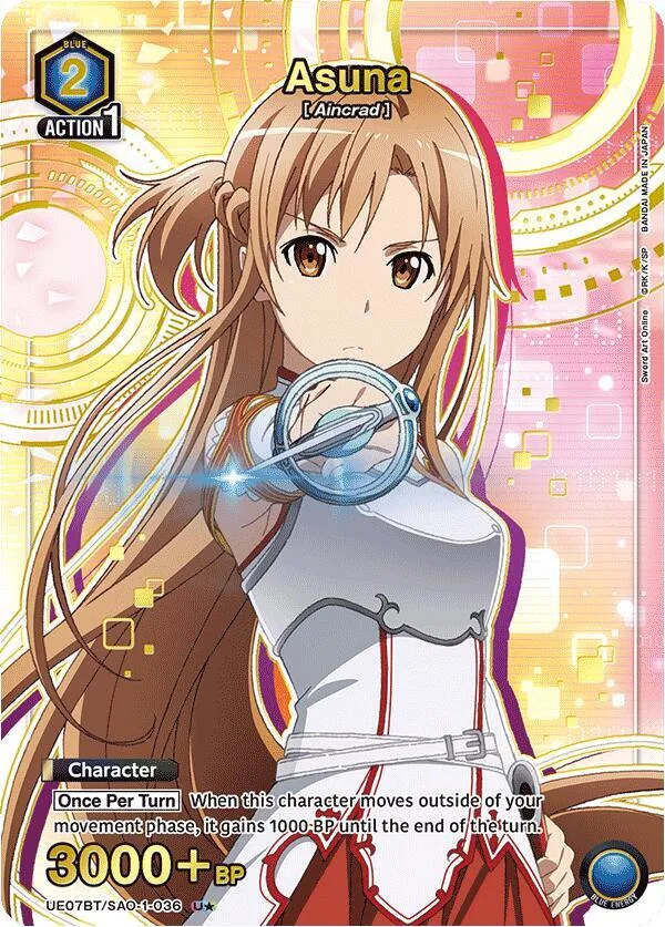 Asuna (036) (U*) card front