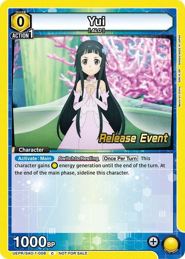 Yui (008) card front
