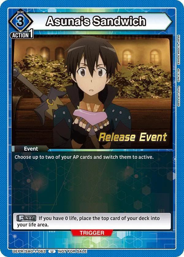 Asuna's Sandwich card front