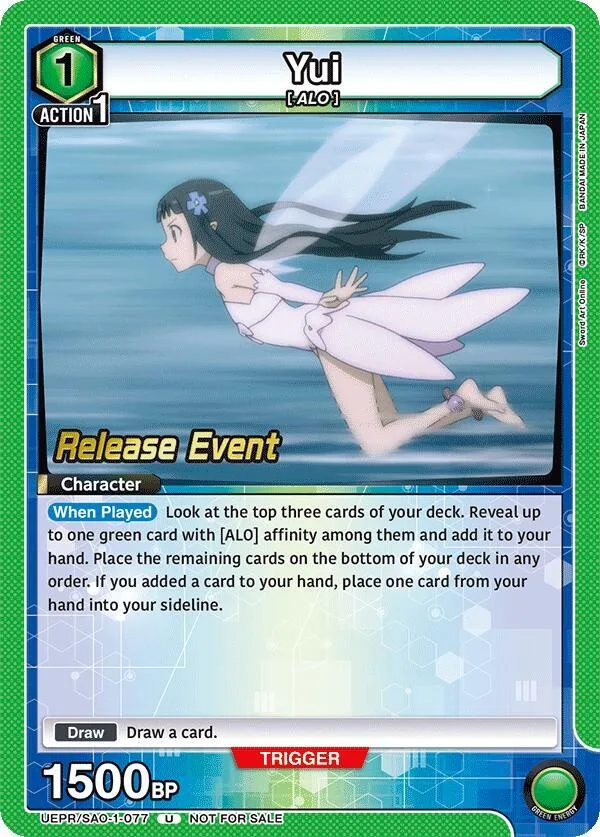 Yui (077) card front