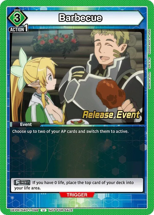 Barbecue card front