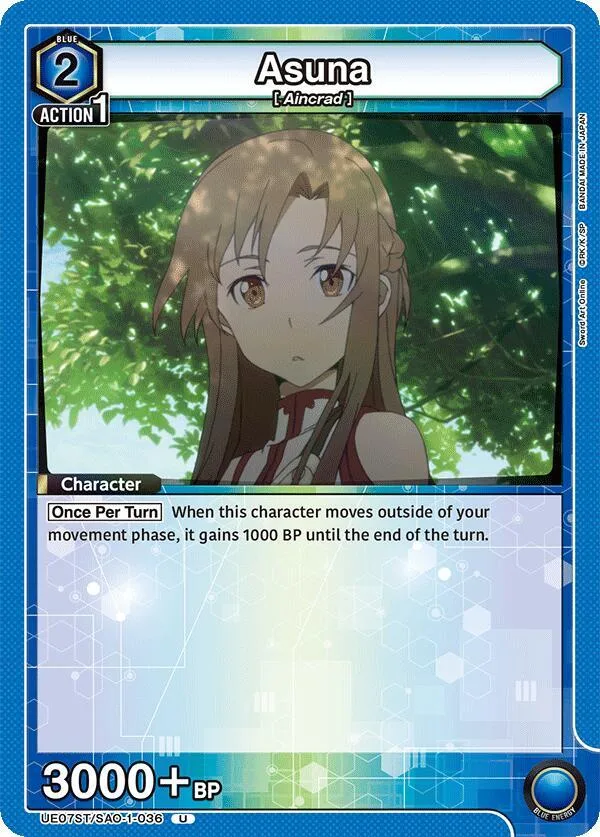 Asuna (036) card front