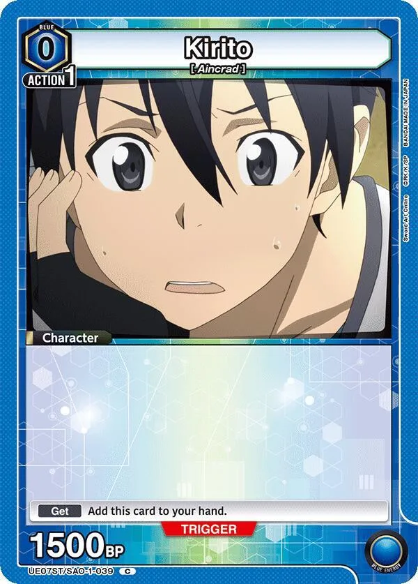 Kirito (039) card front